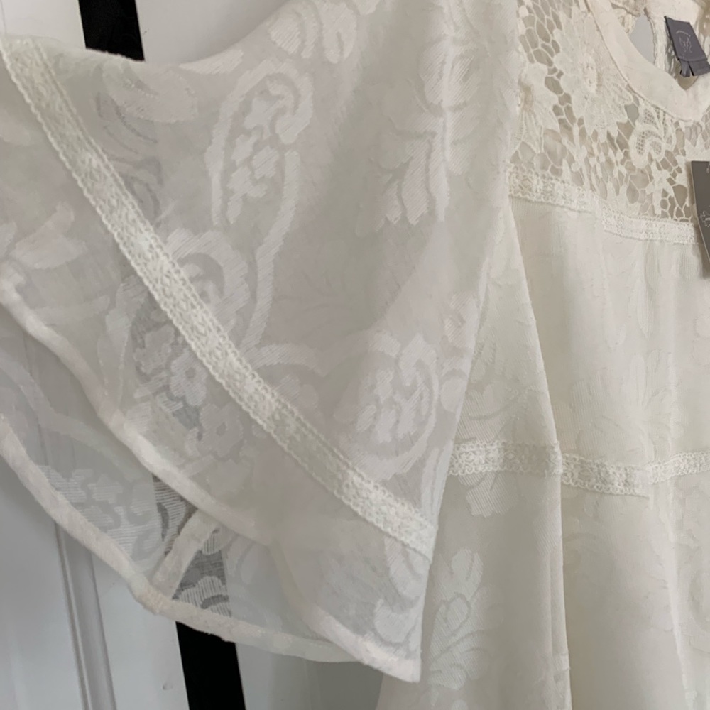 NWT Anthropologie White Top - Picture 3 of 7